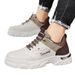 Men's Shoes Casual Sneakers With Cushioned Comfort - Lightweight Low-Top Walking Shoes - Breathable Mesh Lining & Durable Rubber Sole_vogvips.com