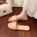 2026 New Fashionable Versatile Flat Sandals For Women, Comfortable Casual Beach Non-Slip Slippers_vogvips.com