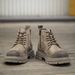Men's Shoes 2025 New Autumn And Winter Cotton Leather British Style Work Boots Men's Thick Soled Suede Shoes_vogvips.com