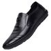 Men's Casual With British Leather And Soft Sole, Breathable Middle-aged Bean Anti Slip Business Formal Wear, Comfortable_vogvips.com
