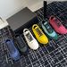 2025 New Color-Block Nylon Casual Sneakers Genuine Leather White Versatile Breathable Flat Shoes Couple Style_vogvips.com
