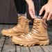 Men's Winter Plush Field Training Tactical Boots Fighting Boots Outdoor Climbing Boots Desert Boots_vogvips.com