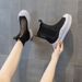 Clearance 2025 New Breathable Martin Versatile High-top Mesh Genuine Leather Short Boots Flat Sandals_vogvips.com