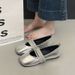 Fashion French Flat Design Single 2025 New Summer Fairy Style Retro Rhinestone Mary Jane Shoes_vogvips.com