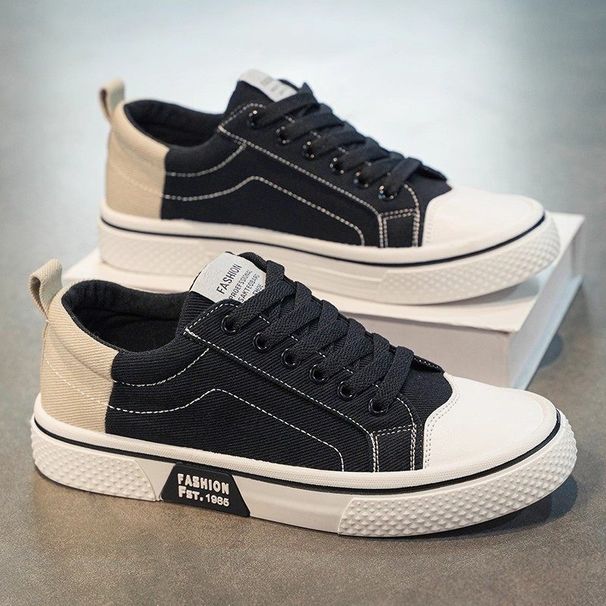 Canvas Men's 2026 New Summer Breathable Casual Low-Top Sneakers Thick-Soled Wear-Resistant Sports Work Trendy Shoes_vogvips.com