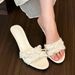 New Summer Sandals: Elegant And Chic Heeled Mules For Women - Perfect For Dressing Up With Skirts, Stunning And Comfortable_vogvips.com