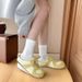 Retro Boken Shoes With Toe Caps And Half Slippers For Women's Outdoor Wear, Spring 2025 New Versatile And Lazy Boken One Foot Shoes_vogvips.com
