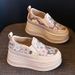 inner Height-increasing Foot-set Breathable Mesh Shoes Women's Lazy Wedge Heels Thick-soled Muffin Single Shoes_vogvips.com