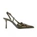 Pointed-toe Thin-st 2025 Autumn New Versatile Elegant Mule Shoes, Women's High-heeled Sandals With A Single Buckle_vogvips.com