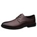 Business Casual Men, Seasonal Professional Work Minimalist Top Layer Cowhide Formal Wedding Shoes, Leather Shoes For Men_vogvips.com
