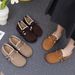 2026 Spring New Flat Full-Coverage Shoes Women's Versatile Casual Slip-On Loafers_vogvips.com