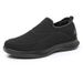 Men's Slip-On Casual Shoes - Lightweight, Breathable & Comfortable For Everyday Wear (Black, Grey, Coffee)_vogvips.com