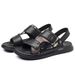 Genuine Leather Summer Cowhide Beach Shoes 2025 New Style Driving Outdoor Non-Slip Dual-Use Dad Men's Sandals_vogvips.com