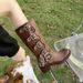 American Style Western Cowboy For Women 2023 New Summer Thin Slimming Versatile Over-the-Knee Long Single Boots_vogvips.com