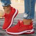 2026 New Cross-Border Women's Shoes: Breathable, Comfortable, Casual, Versatile, Non-Slip, Lightweight Mesh Sneakers_vogvips.com