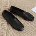 Square-headed Single Shoes Female Lazy Person Pedals British Shoes Trendy Soft-soled Fairy Small Leather Shoes_vogvips.com