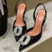 Women High Heels Water Diamond Buckle Toe Sandals New Pointed Thin Heel Hollow Banquet High Heels Platform Sandals Women Shoes_vogvips.com