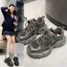 Designer Hot Mesh Breathable Casual Couple With Thick Sole Lace Up Fashionable And Stylish Sports Shoes For Women Size_vogvips.com
