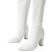 666-11 Women's Long Boots Pointed Toes, Thick High Heels, With A Comfortable, Warm, And Elegant Zipper At The Back_vogvips.com