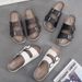Men's Cool Slippers For Summer Wear, Fashionable Casual, Thick Soled And Non Slip New Style Slippers, Outdoor Beach_vogvips.com
