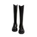 Over-the-Knee For Women, Leg Heels, 2025 New Autumn Winter Single Boots, Petite Thick Heel High Tube Riding Boots_vogvips.com