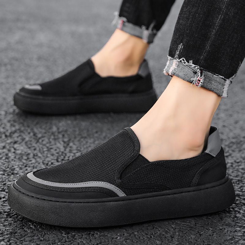 Manufacturer Of New Shoes: Summer Slip-on Loafers, Mesh Panel Shoes, Men's Sports Casual Cloth Shoes_vogvips.com