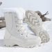 High Top Anti Slip And Fleece Women's Boots, High Boots, Women's Snow Boots, Fashionable And Warm Boots_vogvips.com