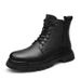European Warm Series Men's Martin 2025 New Genuine Leather Fleece Lined Warm Mid-Calf Thick Sole Height Increasing Non-Slip Versatile_vogvips.com