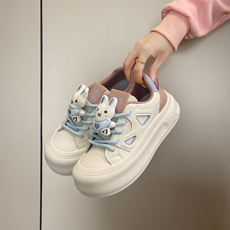 Little White Shoes Children Girls Students Leisure Sports Versatile Board Shoes Street Shooting_vogvips.com