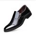 Men's Classic Business Loafers - Comfortable PU Leather Office Shoes With Rubber Sole For Professional Style (Black, Brown, Black Mesh, Brown Mesh)_vogvips.com