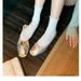 Cowhide Version ~ Soft Sole Shallow Mouth Bowknot White Ballet Genuine Leather Mary Jane Flats Women's Flat Shoes_vogvips.com