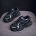 Dad's Women's Autumn New Breathable Mesh Shoes, Children's Korean Version Versatile Thick Sole Height Increasing_vogvips.com