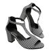 European And American Simple Fashion Back Zipper Bag Peep Toe Shoes For Women Summer Export Large Size Side Hollow Thin_vogvips.com