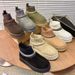 In-Stock Tazz Snow Boots, Leather And Fur Integrated, Ethnic Style, With Sock Covers, Plush Lining, Warm,_vogvips.com