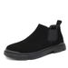 European Warm Series Autumn Winter Black Korean Style Martin Men's Fleece-Lined Youth High-Top Shoes Short Casual British Boots_vogvips.com