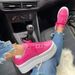 Women's Plus Size Lace Up Sports Shoes Lightweight Casual Comfortable Thick Sole European American Style Front Cross Design_vogvips.com