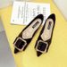 Pointed Toe Flat For Women Leather 2025 Spring New Style Red Wedding Versatile Boat Shoes Soft Sole Loafers_vogvips.com