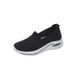 2026 New Large Size Solid Color Slip-On Women's Sneakers, Breathable Casual Shoes, Cross-Border Dropshipping_vogvips.com