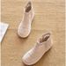 2020 New Summer Short Single Flat Martin Hollow Hole Shoes Mesh Ankle Women's Boots_vogvips.com