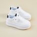 Little White Shoes Female Students Thick-soled Heightening Shoes Mesh Breathable Casual Shoes_vogvips.com