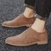 Men's Shoes Large Size Men's Shoes, Sizes 45 And 46, Casual Low Top Autumn And Winter Leather Boots_vogvips.com