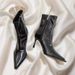 ShoeVault Pointed Toe High Martin Short For Women 2024 New Style Fleece-Lined Elegant Soft Slim Bare Thin Heel Retro Leather Boots_vogvips.com
