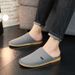 Extra-large Slippers For Winter With Footbed Non-slip Sole Comfortable Fuzzy Soft Men's Warm Fleece Cozy Slides_vogvips.com