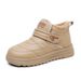 Women's Winter New Thickened Fleece Warm Snow Boots Casual Fashion Versatile Velcro Non-Slip Mom Shoes_vogvips.com