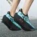 Unisex White Breathable Mesh Running Shoes Non Slip Shock Absorbing For Outdoor Sports Training_vogvips.com