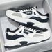 Men's Shoes Breathable Mesh Running Shoes - Lightweight Casual Sneakers For Summer, Fashionable Low-Top Lace-Up Design With Thick Sole_vogvips.com