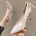 2025 Spring Autumn New Versatile Black High Heels For Women, 9cm Stiletto Heel, Sexy European And American French Style_vogvips.com