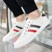 Casual Men's Shoes Breathable Board Shoes Low-top Lace-up Little White Men's Shoes Single Shoes_vogvips.com
