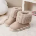 Children's Girl Winter for Girls Medium Big Kids Snow Cutefeet Warm Fur Plush Toddler Suede Boots Sizes 25 - 36_vogvips.com
