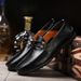 Men's Genuine Leather Driving Loafers - British Style Soft Slip-On Shoes For Casual Comfort (Black, Light Brown, Red Brown) - Sizes 38-47_vogvips.com